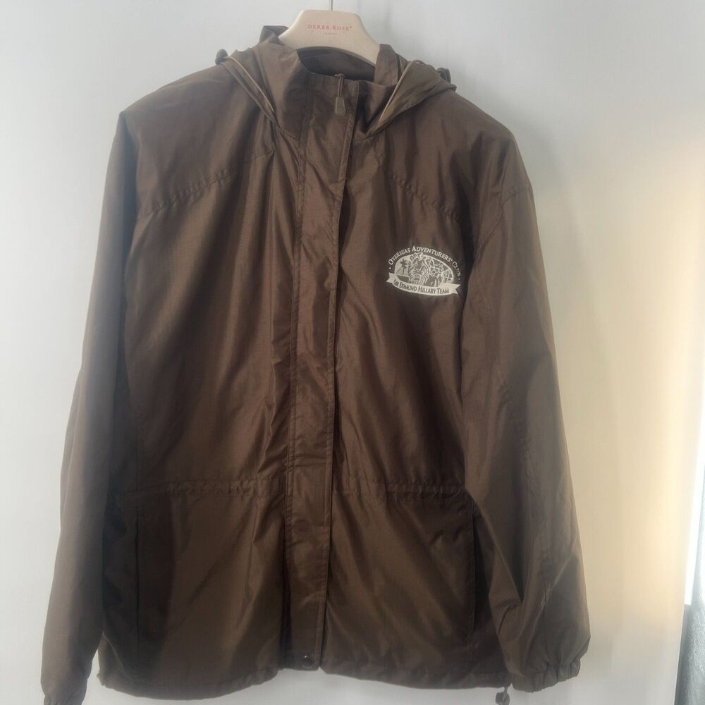 LARGE Overseas Adventurers Club Jacket Sir Edmund Hillary Team everest climb mt